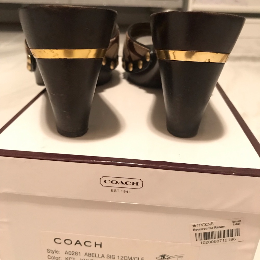 Coach Clogs/Mules - Picture 3 of 4